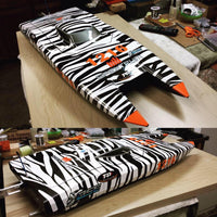 RC Boat with Custom Wrap 